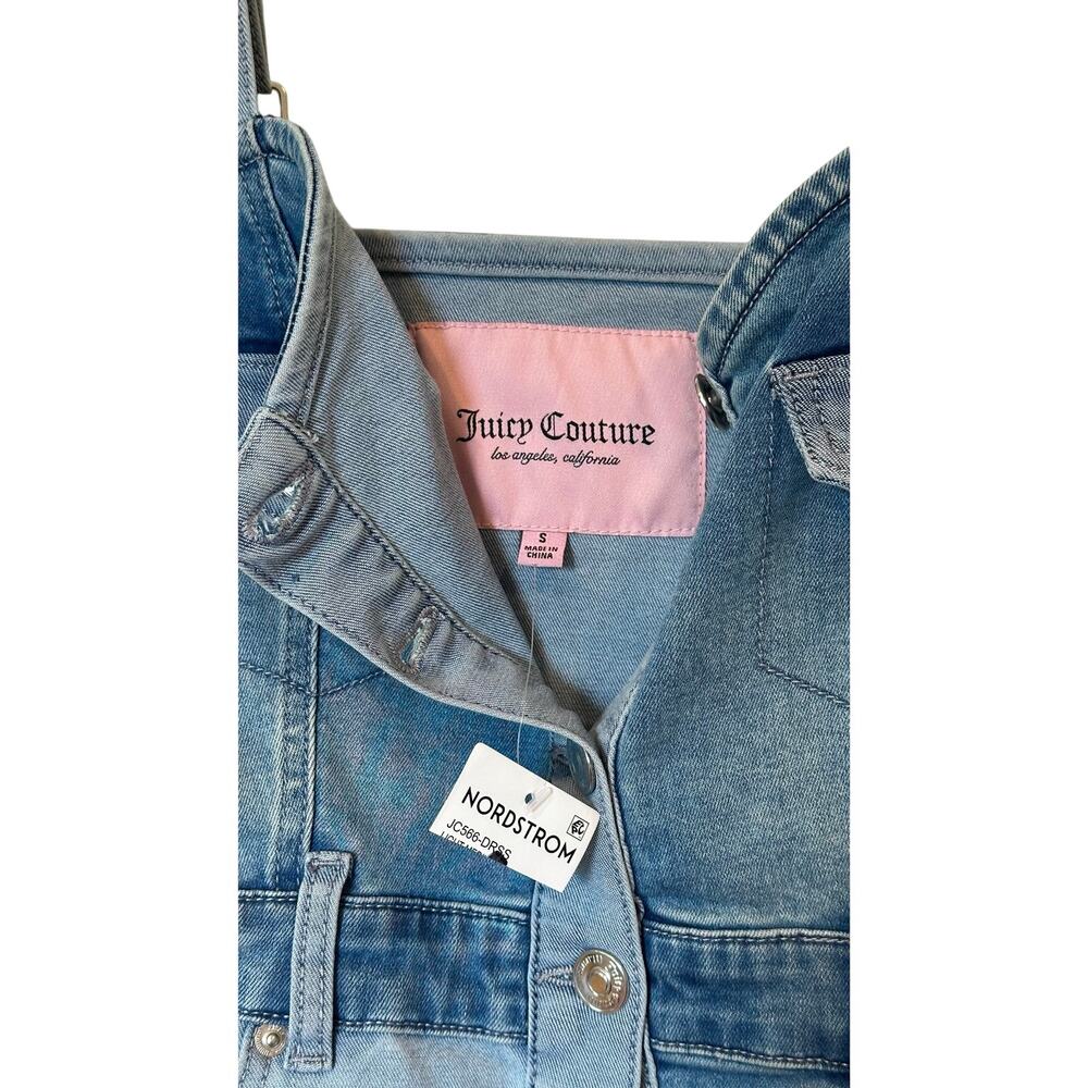 Nordstrom Juicy Couture Denim Mini Dress - Size Small - Picture 2 of 6